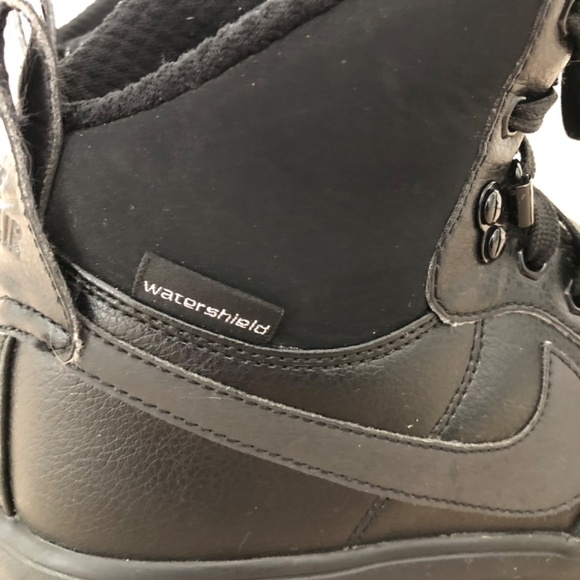 Nike Air Lunar Force 1 Black High Top Sneakers Size 7 Youth - Picture 9 of 13